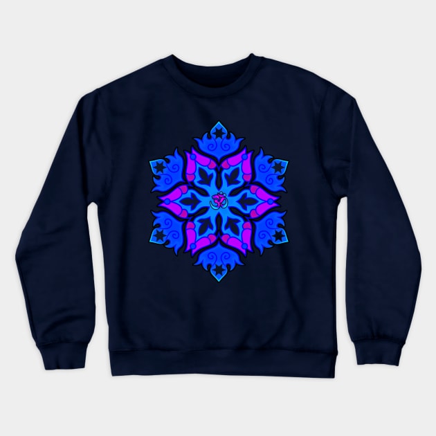 Om Mandala Crewneck Sweatshirt by ddtk